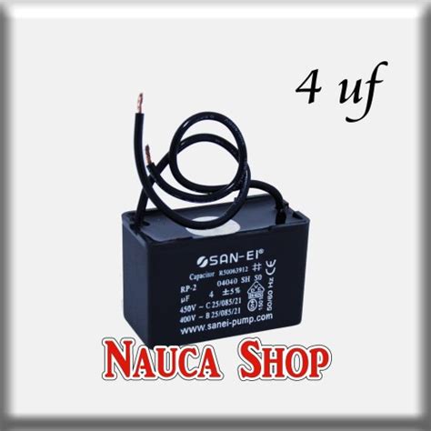 Jual 4 Uf 450 V SAN EI CAPACITOR KOTAK CAPASITOR PETAK KAPASITOR