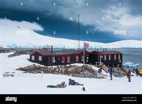 Port Lockroy Research Station Antarctica Polar Regions Stock Photo