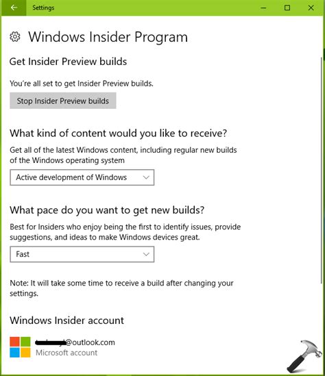 How To Get Insider Preview Builds In Windows 10