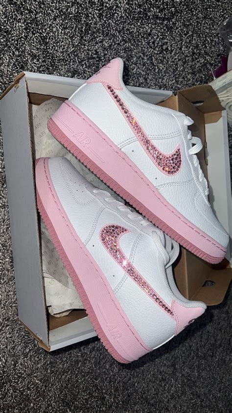 Pink Airforce 1s Size 8 5 Ready To Ship Etsy In 2024 Cute Casual