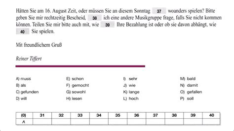 Telc B Sprachbausteine Teil Modelltest Test Mit L Sung Youtube