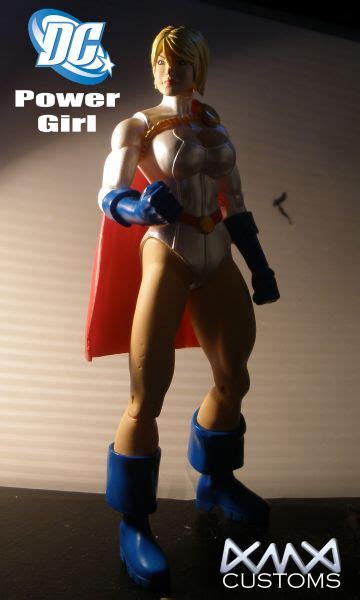 Power Girl Dc Direct Custom Action Figure