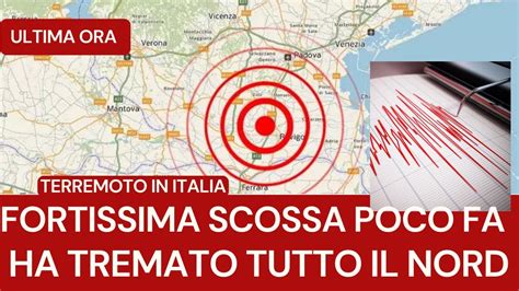 Terremoto Fortissima Scossa Poco Fa Ha Tremato Tutto Attimi Di Paura