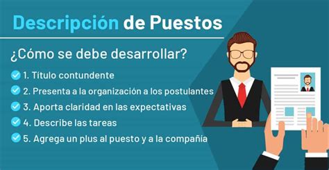 ¿cómo Hacer Una Descripción De Puestos