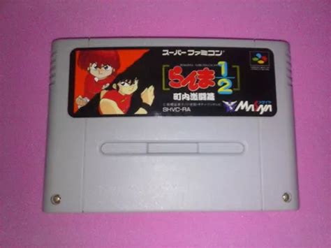 Ranma 1 2 Original Bakuretsu Rantou Super Nintendo Famicom Parcelamento Sem Juros