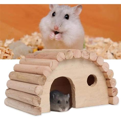 Maison De Hamster En Bois Maison En Bois Pour Hamsters Ou Gerbilles