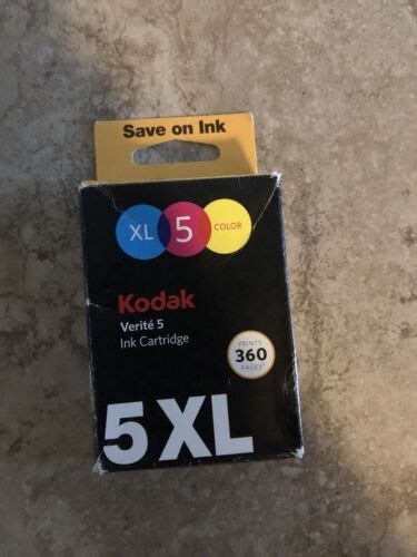 Kodak Verite 5 XL Color Ink Jet Cartridge Compatible V55 NEW AND SEALED