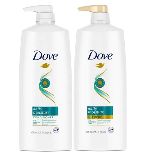 Dove Nutritive Solutions Daily Moisture Shampoo And Conditioner Set 40 Oz Pump Bottles