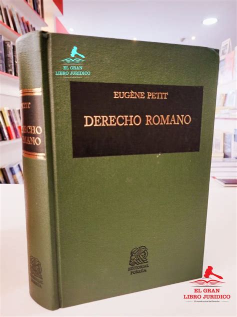 DERECHO ROMANO – LIBRERÍA EL GRAN LIBRO JURÍDICO