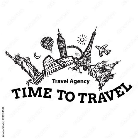 World Travel Clip Art Black And White