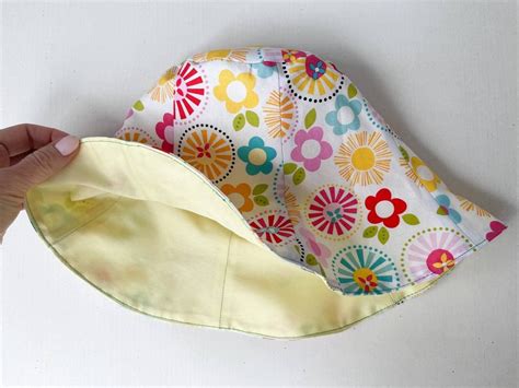 Reversible Bucket Hat Sewing Pattern And Instructions Super Etsy