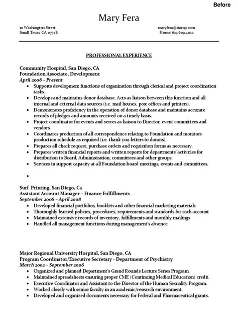 Administrative Assistant Resume Template 2 Free Templates In Pdf