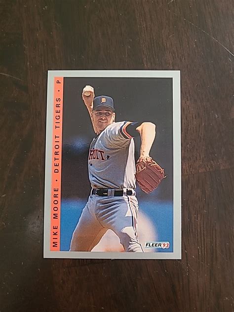 1993 Fleer Final Edition Mike Moore F 213 Detroit Tigers EBay