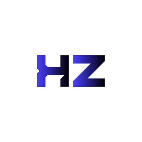 Premium Vector Hz Logo Design