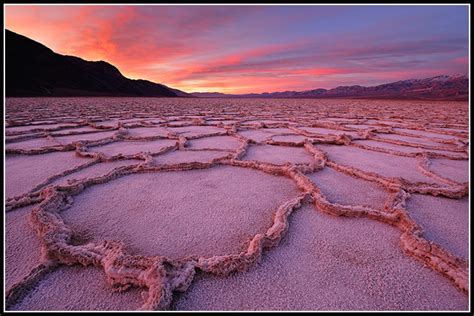 Badwater Sunrise Over Salt Flats, Death Valley