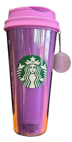 Termo Morado Cristal Marca Starbucks Envío gratis