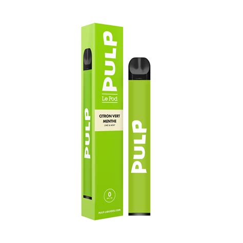 Puff Le Pod Daily Citron Vert Menthe Pulp Un E Liquide Mojito Dosage