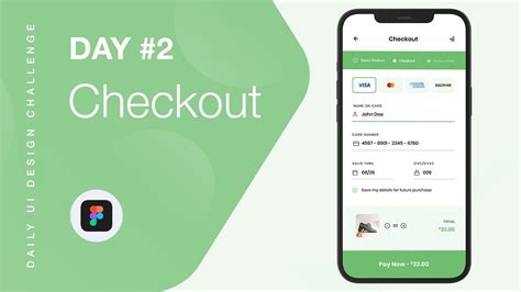 Ui Design Challenge Daily Ui Credit Card Checkout Design Youtube