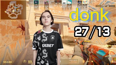 Donk ANUBIS POV27 1378 HS 2 Quadro Kills 2 Triple Kills CS2