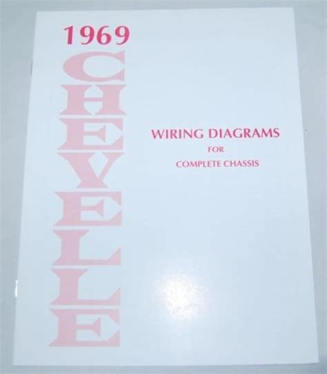 69 1969 Chevelle El Camino Electrical Wiring Diagram Manual I 5 Classic Chevy