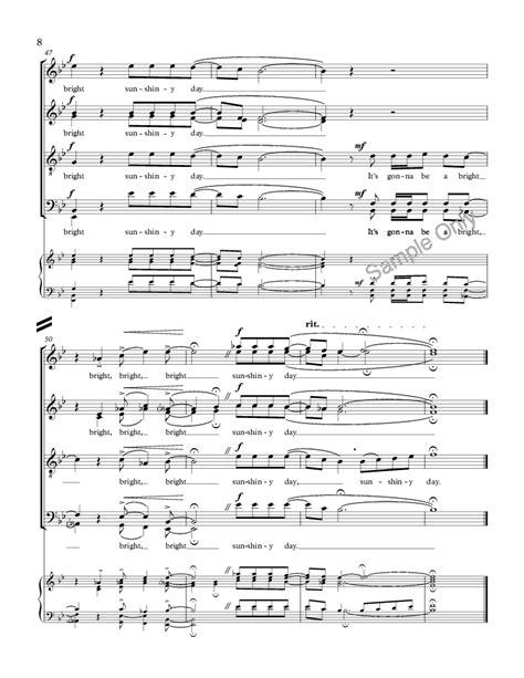 I Can See Clearly Now (SATB ) by Johnny Nash | J.W. Pepper Sheet Music