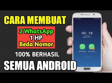 Cara Membuat 2 WhatsApp Dalam 1 HP 2024 Cara Buat 2 WhatsApp Beda