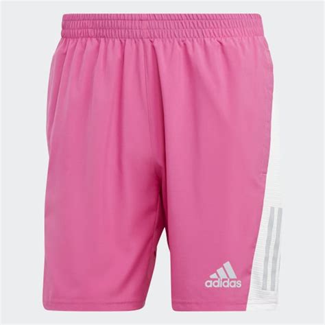 Adidas Mens Running Own The Run Shorts Pink Adidas Us