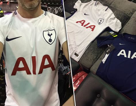 Tottenham 201718 Kit Home And Away Strips Leaked Online Football