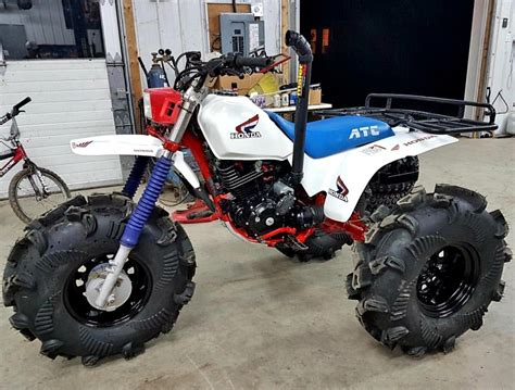 Custom 1985 Honda Atc250sx Atv Mudding Trike