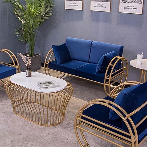 Stylish Blue Sofa Set for Modern Living Rooms