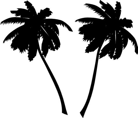 California Palm Tree Vector Outline Clipart Best