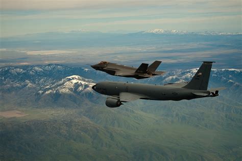 Reserve KC 135 Crew First To Refuel F 35 Air Force Reserve Command