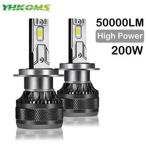 YHKOMS Car LED Headlight H7 LED H4 H1 H8 H11 HB3 HB4 9005 9006 9012