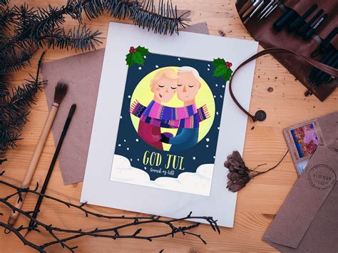 Personalized Christmas Cards on Behance