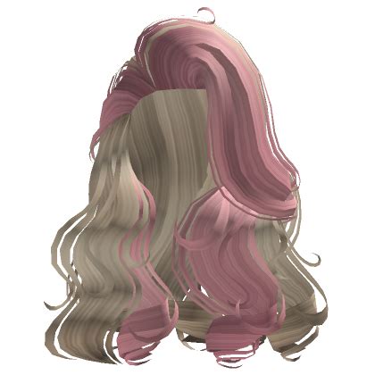 Voluminous Eva Curls In Blonde Pink Roblox