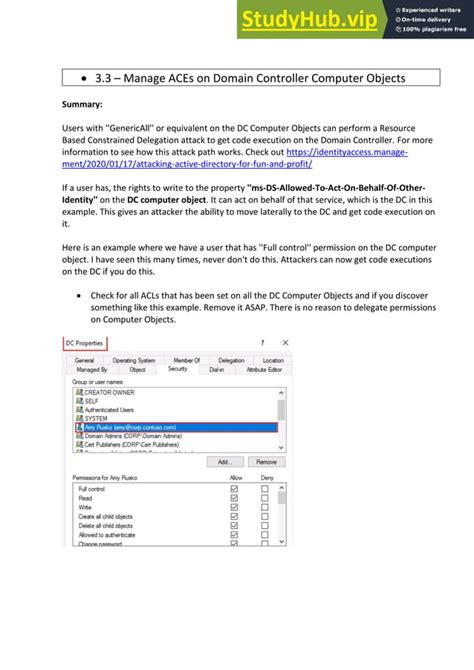 Active Directory Security Assessment ADSA PDF