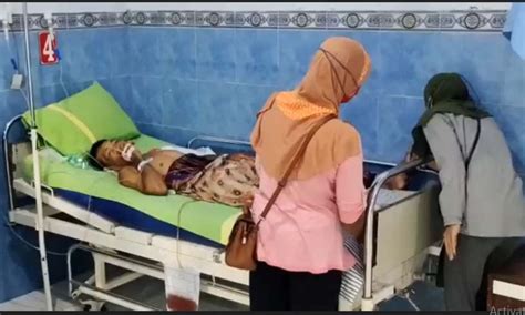 Korban Pembacokan Pria Mengamuk Di Kediri Masih Jalani Perawatan