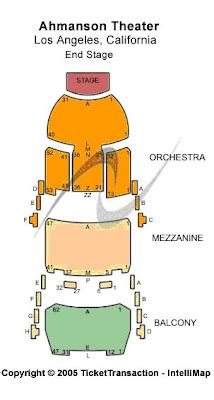 Ahmanson Theater seating chart: check the seating chart here, view ...