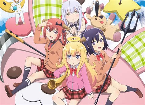 Gabriel Dropout Hd Wallpaper Raphiel Satanichia Vignette And Gabriel