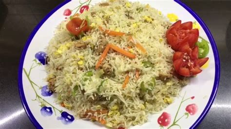 Chicken And Vegetable Fried Rice Recipe Youtube