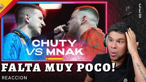 Chuty Ganara La Internacional CHUTY VS MNAK REACCION Final Red