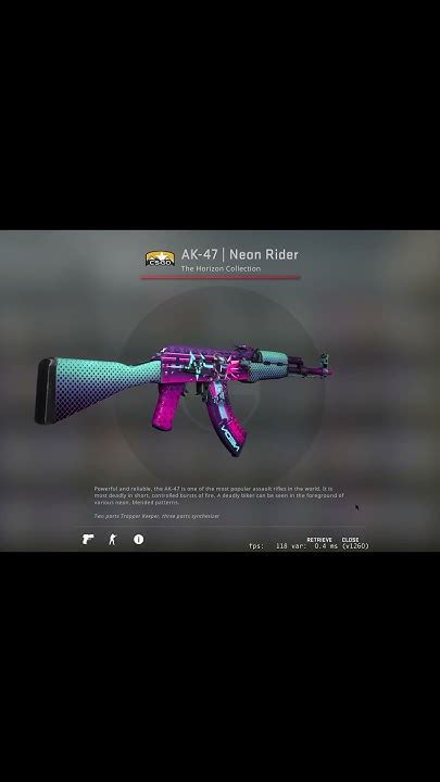 Csgo Skin Out Of My Inventory Ak 47 Neon Rider The Horizon Collection