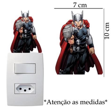 Adesivo De Interruptor Thor Mod Elo Produtos Especiais