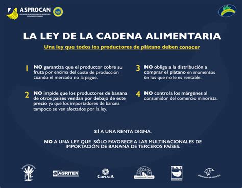 Ley De La Cadena Alimentaria Plátano De Canarias Plátano De Canarias