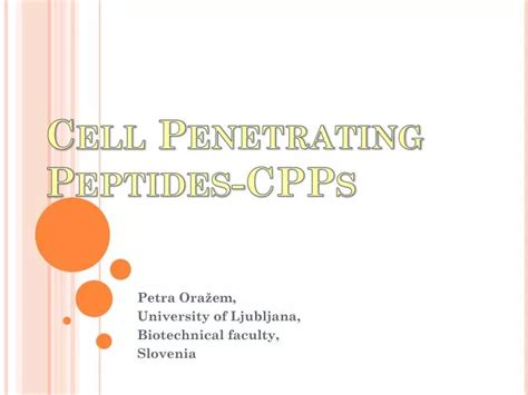 Ppt Cell Penetrating Peptides Cpps Powerpoint Presentation Free