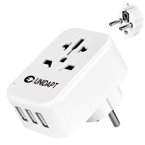 Buy European Plug Adapter Unidapt Travel Adapter Uk To Europe With