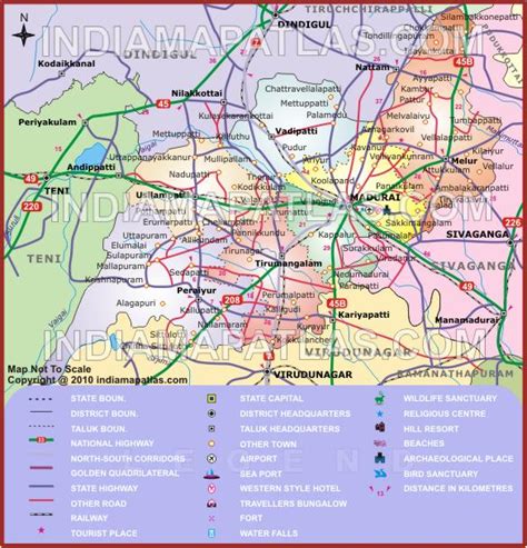 Madurai Map India