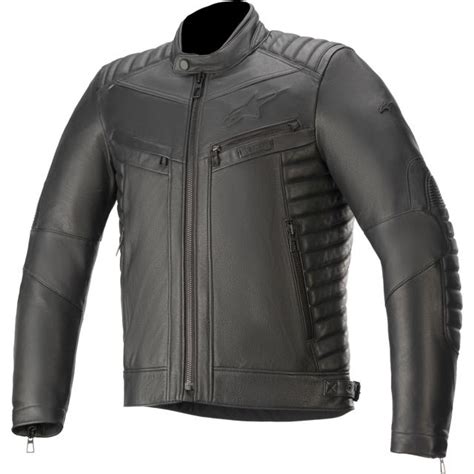 Blouson Burstun Alpinestars Noir Moto Axxe Fr Blouson Moto Cuir