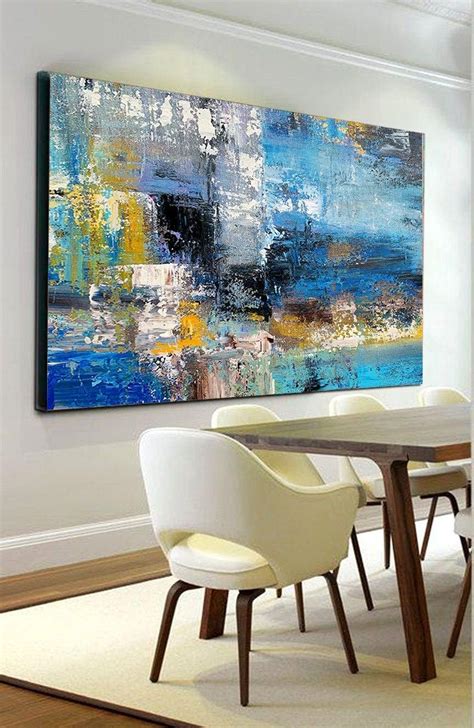 Large Abstract Painting Extra Large Canvas Wall Art Oversize Etsy