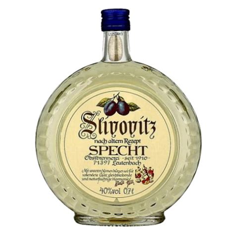 Specht Slivovitz Brandy Calvados Armagnac Grappa